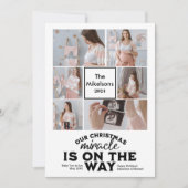 Ankündigung der Weihnachtsschwangerschaft für mehr (Vorderseite)