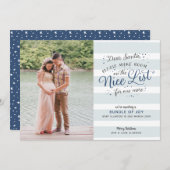 Ankündigung der Weihnachtsschwangerschaft in Nizza (Vorne/Hinten)