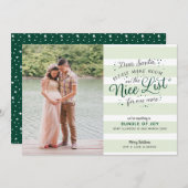 Ankündigung der Weihnachtsschwangerschaft in Nizza (Vorne/Hinten)