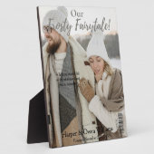 Ankündigung der Weihnachtszeitschrift Cover Verlob Fotoplatte (Seite)