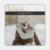 Ankündigung der Weihnachtszeitschrift Cover Verlob Ornament Aus Metall (Rückseite)