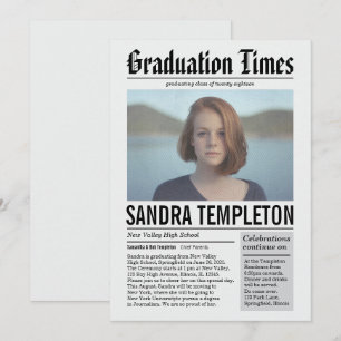 Ankündigung der Zeitung in Color Abschluss