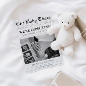 Ankündigung der Zeitungsschwangerschaft