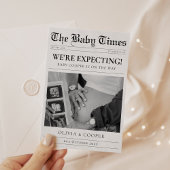 Ankündigung der Zeitungsschwangerschaft