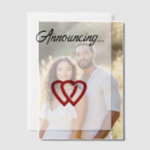 Ankündigung der zweiherzigen Verlobung (Versatz (Ehepaar))