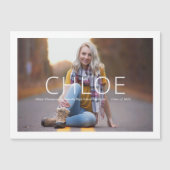 Ankündigung des Abschlüsse für magnetisches Foto (Vorderseite)