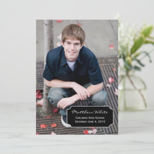 Ankündigung des Abschlusses (Stehend Vorderseite)