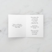 Ankündigung des Abschlusses (Innenseite)