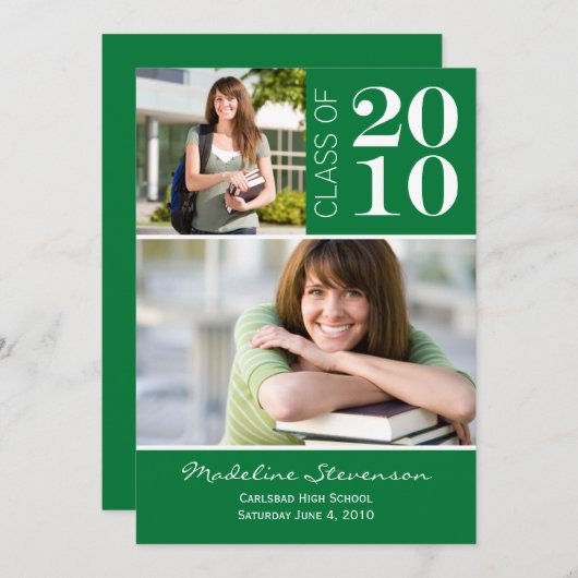 Ankündigung des Abschlusses (Vorne/Hinten)