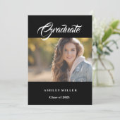 Ankündigung des Abschlusses (Stehend Vorderseite)