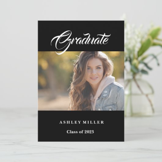 Ankündigung des Abschlusses (Stehend Vorderseite)