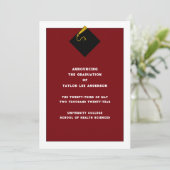 Ankündigung des Abschlusses (Stehend Vorderseite)