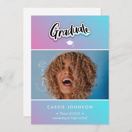 Ankündigung des Abschlusses (Vorne/Hinten)