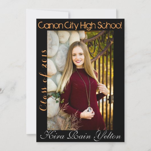 Ankündigung des Abschlusses (Vorderseite)