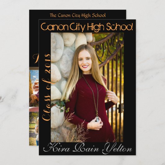 Ankündigung des Abschlusses (Vorne/Hinten)