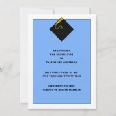 Ankündigung des Abschlusses (Vorderseite)