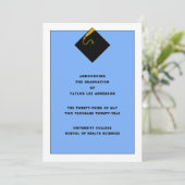 Ankündigung des Abschlusses (Stehend Vorderseite)