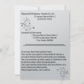 Ankündigung des Abschlusses (Rückseite)