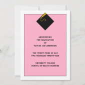 Ankündigung des Abschlusses (Vorderseite)