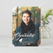 Ankündigung des Abschlusses (Stehend Vorderseite)