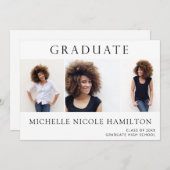 Ankündigung des Abschlusses 3 Foto Abschluss (Vorne/Hinten)