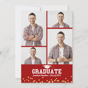 Ankündigung des Abschlusses an der High School 4 F