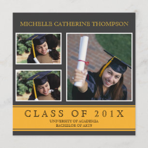 Ankündigung des Abschlusses an der Universität