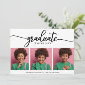 Ankündigung des Abschlusses an die High School 3 F (Stehend Vorderseite)