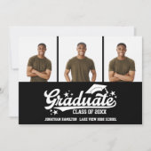 Ankündigung des Abschlusses an die High School 3 F (Vorderseite)