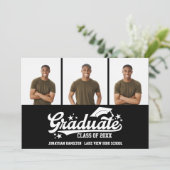 Ankündigung des Abschlusses an die High School 3 F (Stehend Vorderseite)