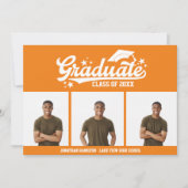 Ankündigung des Abschlusses an die High School 3 F (Vorderseite)