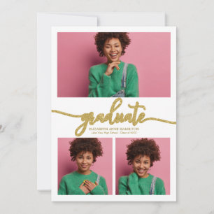 Ankündigung des Abschlusses an die High School 3 F