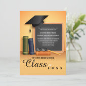 Ankündigung des Abschlusses an Schulen (Stehend Vorderseite)