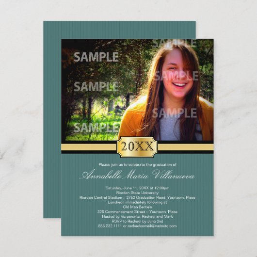 Ankündigung des Abschlusses Aqua Buckle Band (Vorne/Hinten)