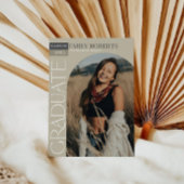 Ankündigung des Abschlusses "Arted Foto" Einladung