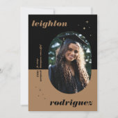 Ankündigung des Abschlusses "Black Unique Rounded (Vorderseite)