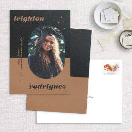 Ankündigung des Abschlusses "Black Unique Rounded 