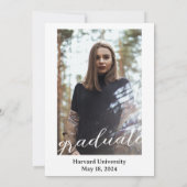 Ankündigung des Abschlusses "Black & White Wappen" (Rückseite)