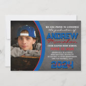 Ankündigung des Abschlusses "Blue and Red Chalkboa (Vorderseite)