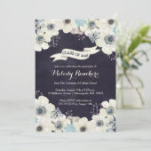 Ankündigung des Abschlusses - Blume des blauen Ane (Stehend Vorderseite)