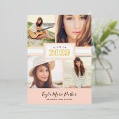 Ankündigung des Abschlusses "Blush and Gold Foil"- (Stehend vorne)