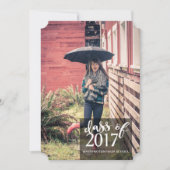 Ankündigung des Abschlusses "Brick Wall" (Vorderseite)