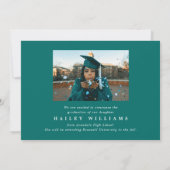 Ankündigung des Abschlusses "Class of Year Foto" (Rückseite)