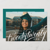 Ankündigung des Abschlusses "Class of Year Foto" (Vorne/Hinten)