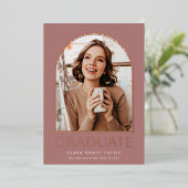 Ankündigung des Abschlusses "Classic Foil Arch Fot (Stehend vorne)