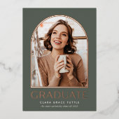 Ankündigung des Abschlusses "Classic Foil Arch Fot (Vorderseite)