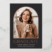 Ankündigung des Abschlusses "Classic Foil Arch Fot (Vorderseite)