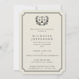 Ankündigung des Abschlusses der Cream Law School