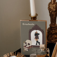 Ankündigung des Abschlusses der Dark Academia Foto