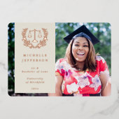 Ankündigung des Abschlusses der Foil/Oyster Law Sc (Vorderseite)